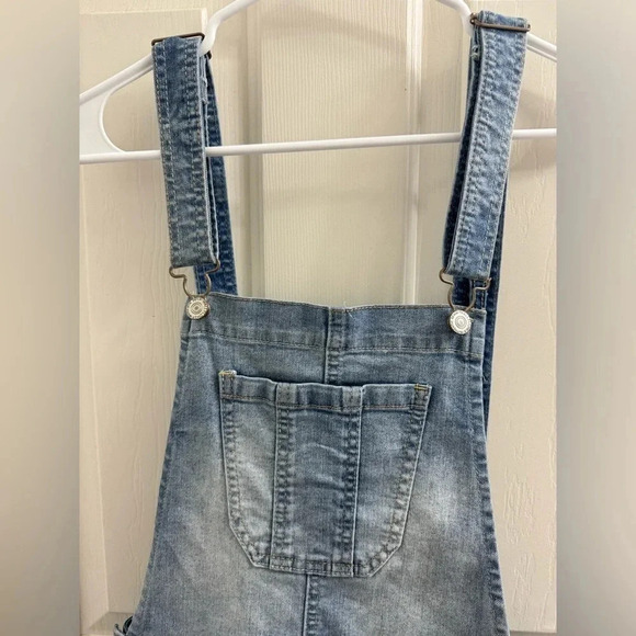 WALLFLOWER | Denim Jeans Overall Shorts Small - Picture 3 of 10